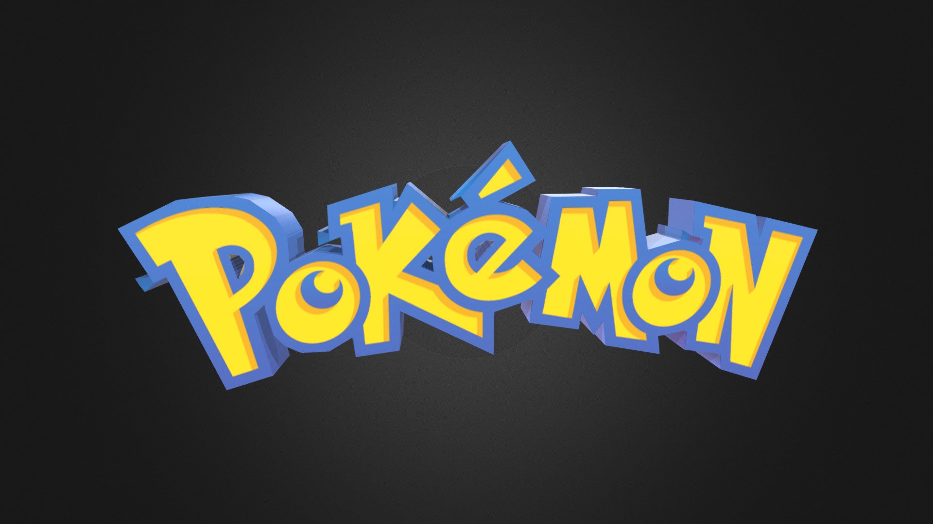 Pokémon Logo Buy Royalty Free 3D model by Aldo (aldo.a.y) [befc8f2