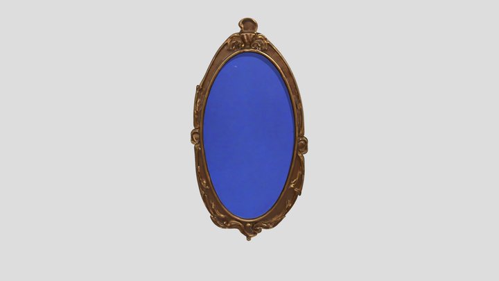 Oval Painting 3D Model