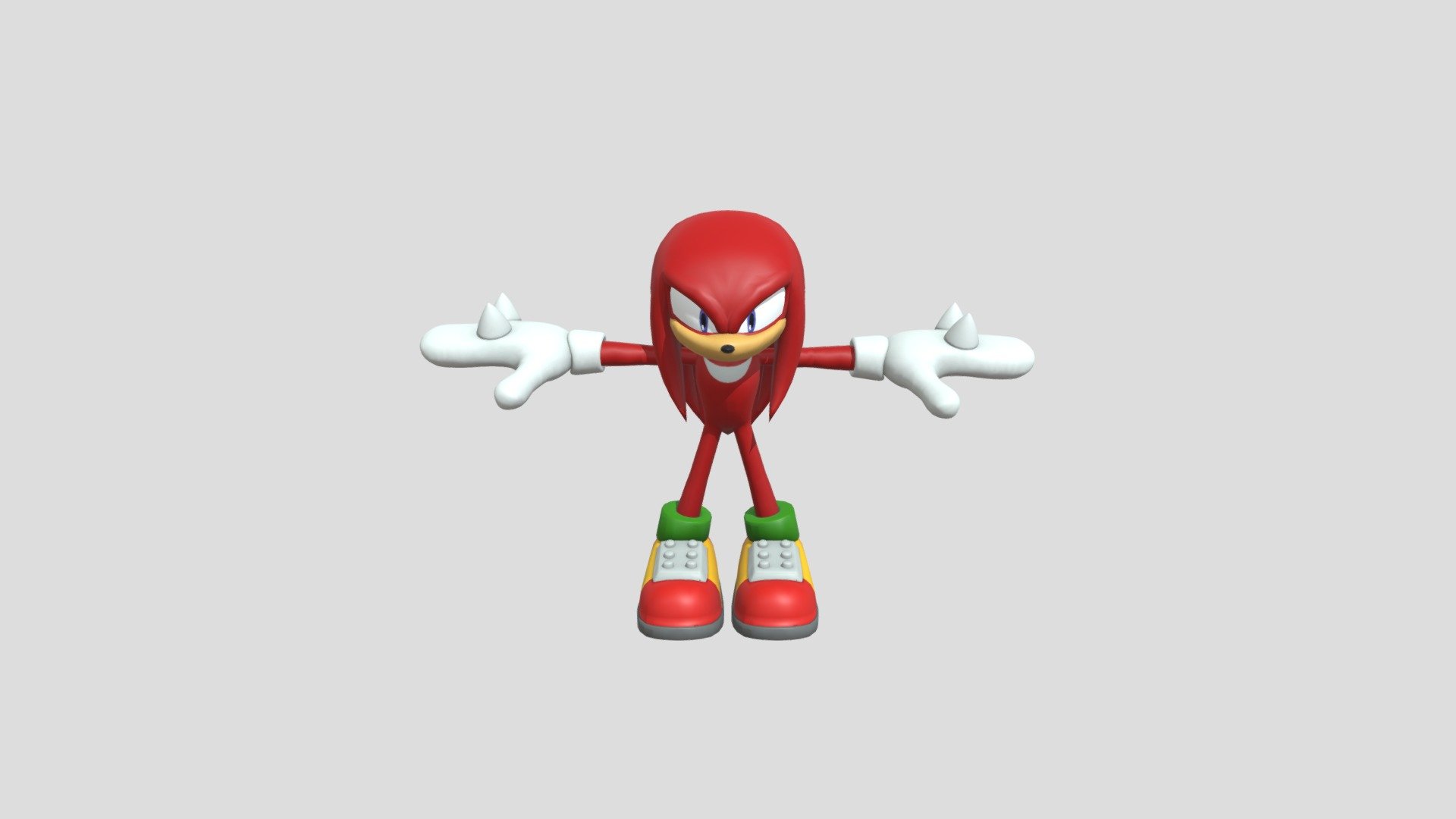 Knuckles the Echidna - Download Free 3D model by anderlenolan [befd9dd ...