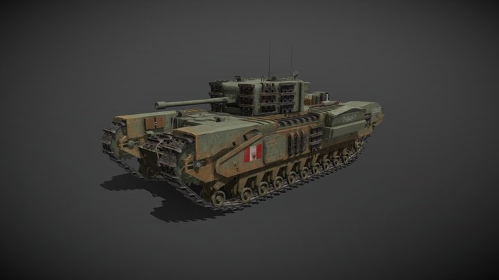 Churchill MK.IV - T68457 3D Model
