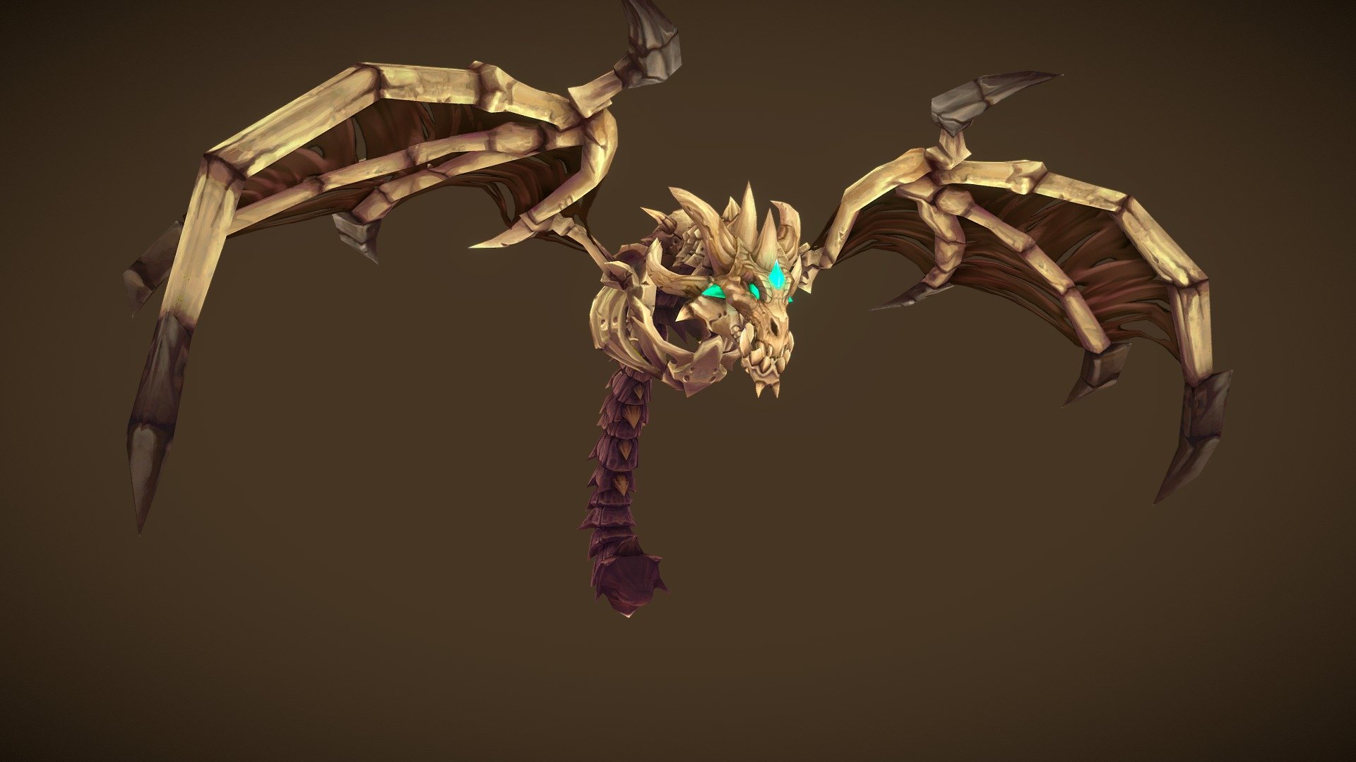 Stylized Fantasy Desert Serpent