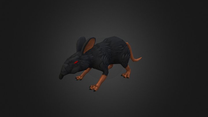 Giant Rat 3D Model