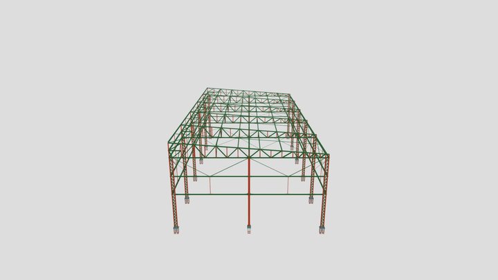 Galpão - LOTE PADRÃO 12X25 Metros - CAMILO E.M. 3D Model