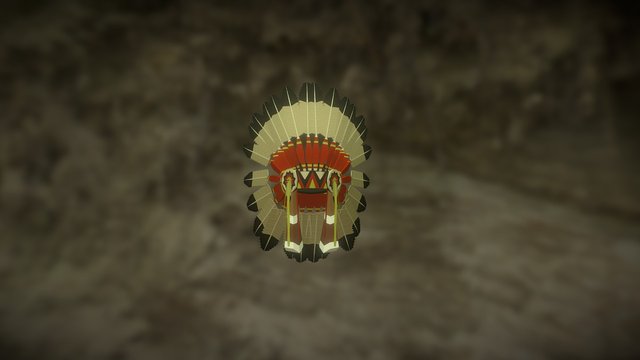 Native American Hat 3D Model