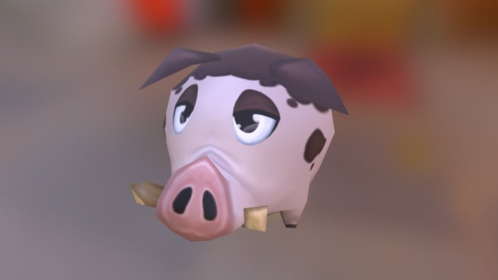 Busy Farm - Boar 3D Model
