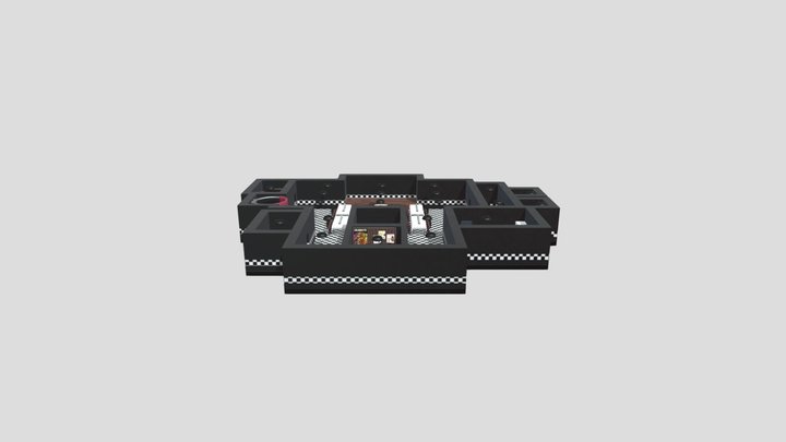 Fnaf_ Pizzeria 3D Model