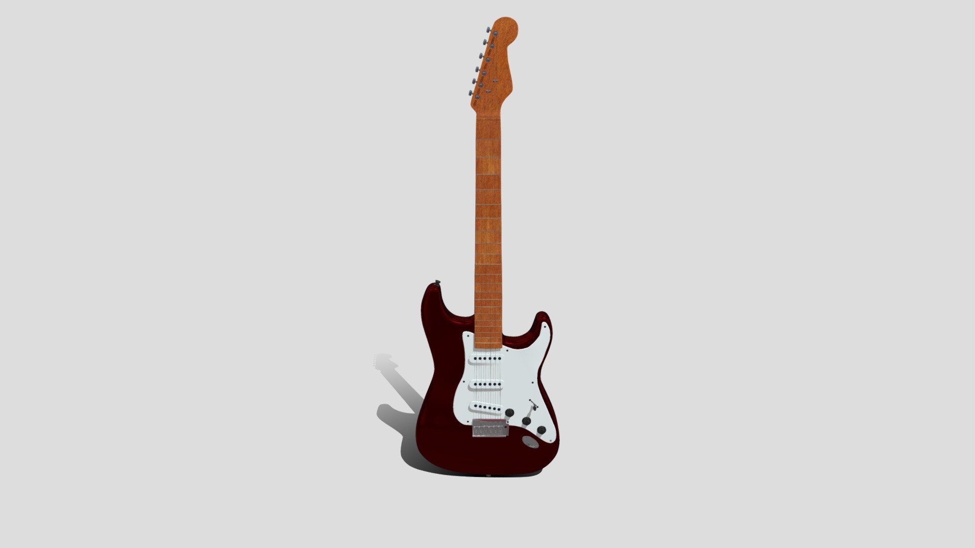 Fender Stratocaster - 3D model by mdulude [bf019fa] - Sketchfab