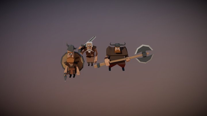 Vikings 3D Model