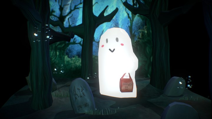 Fantasma Halloween 3D Model