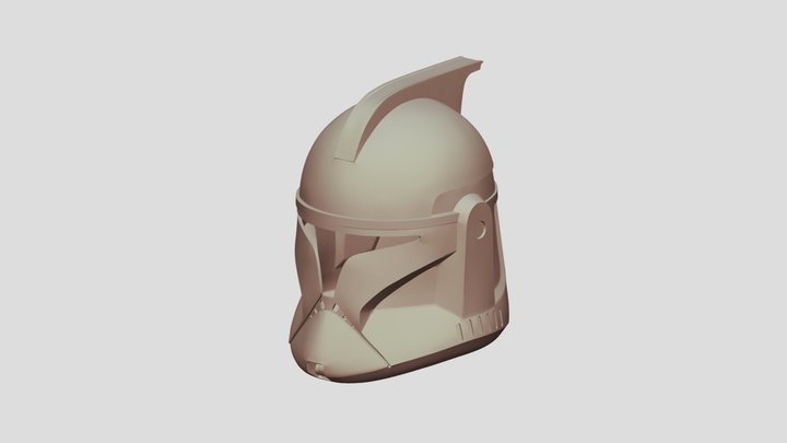 Helmet 1 phase Clones, movie version 3D Model
