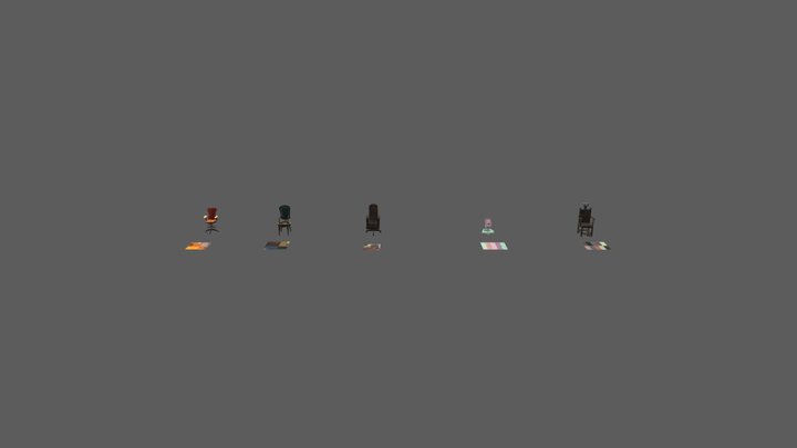 [XYZ Draftpunk] Painted Secondary Forms 3D Model