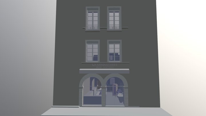 Boutique - Lyon 3D Model