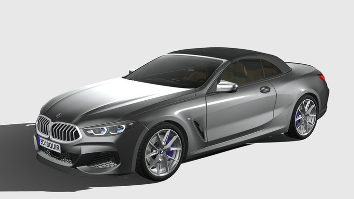 BMW 8-Series Convertible 2020 3D Model