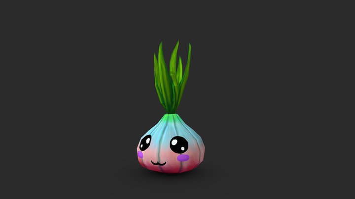 Garlic 3D Model