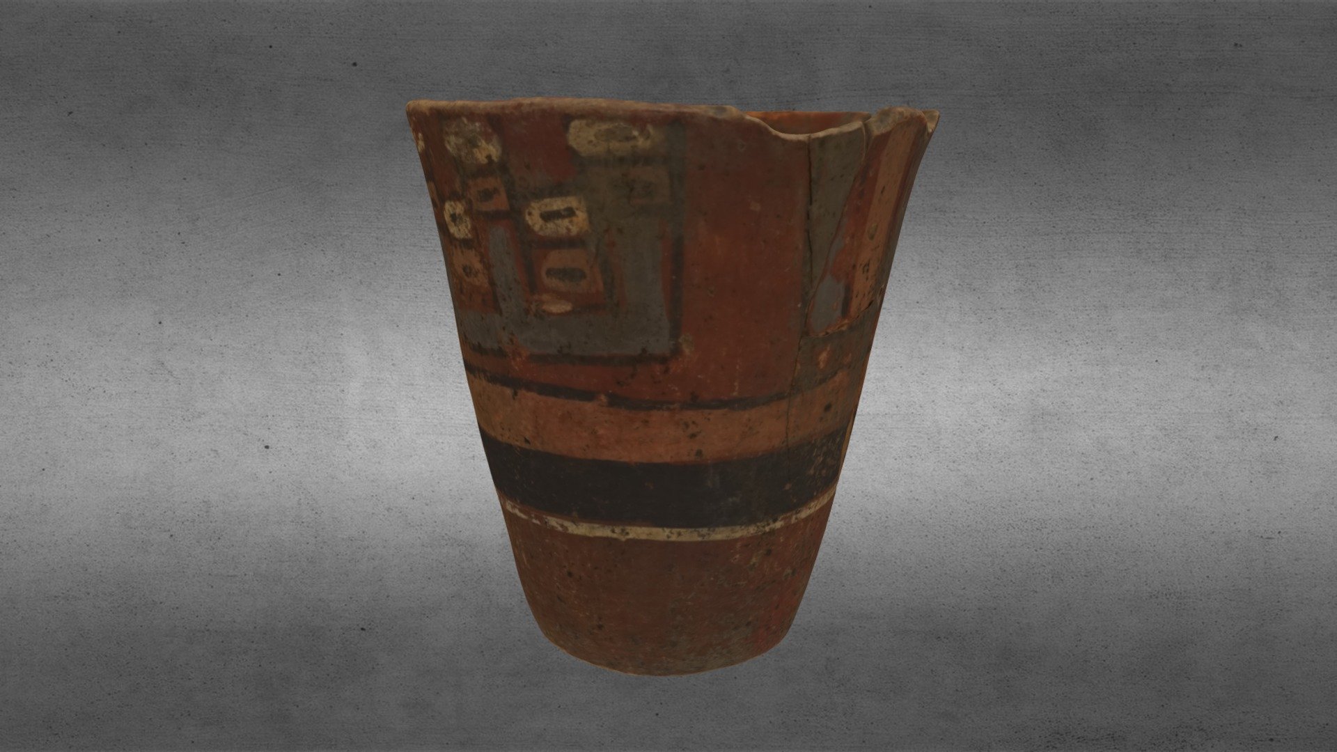 Vaso de cerámica estilo Wari