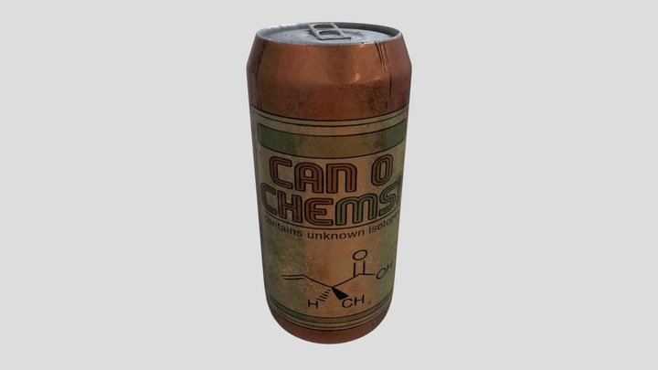 Energy Drink Can 3D Model