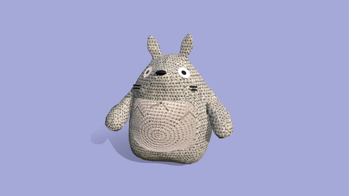 Knit Totoro 3D Model