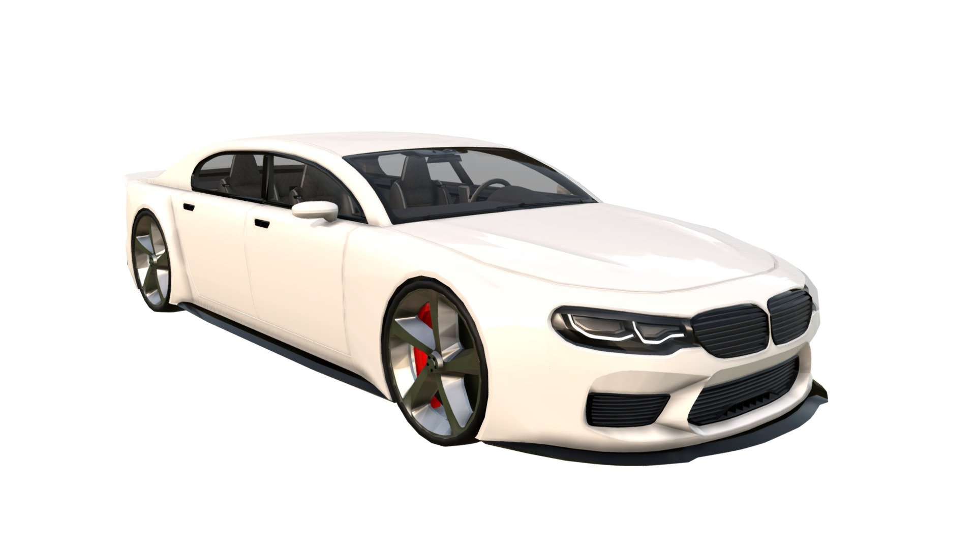 Generic Large 4 Door Sedan - 3D model by denniswoo1993 [bf08493 ...