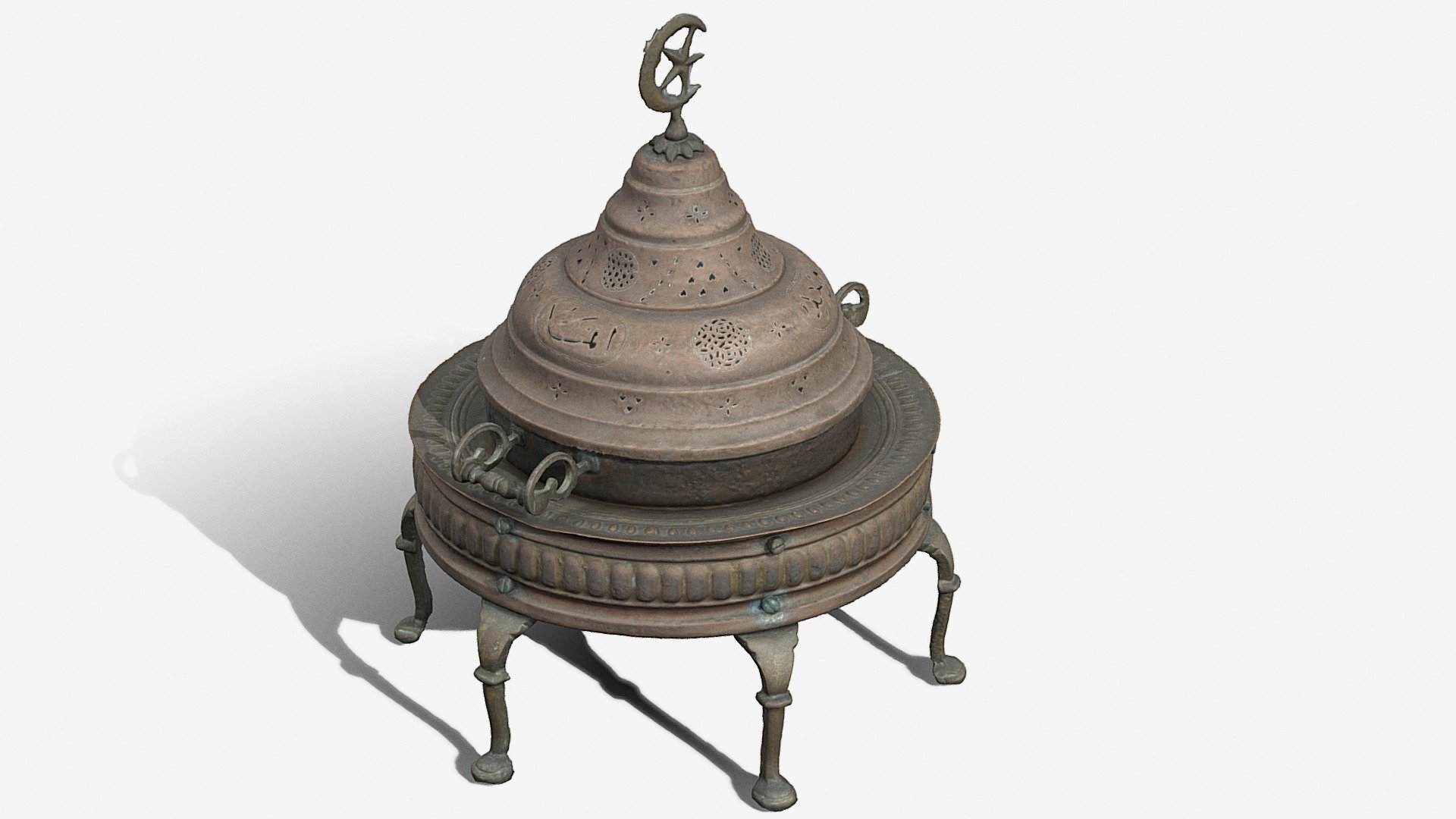 Turkish Mangali brazier - 3D model by BOCCF - Bank of Cyprus Cultural ...