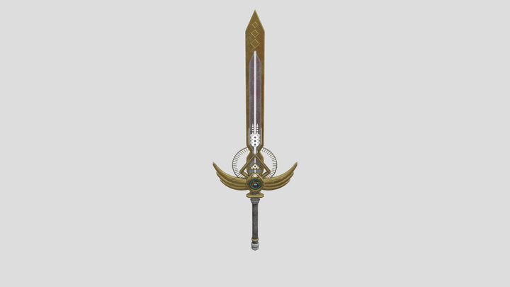 Golden Excalibur – Free 3D Model STL