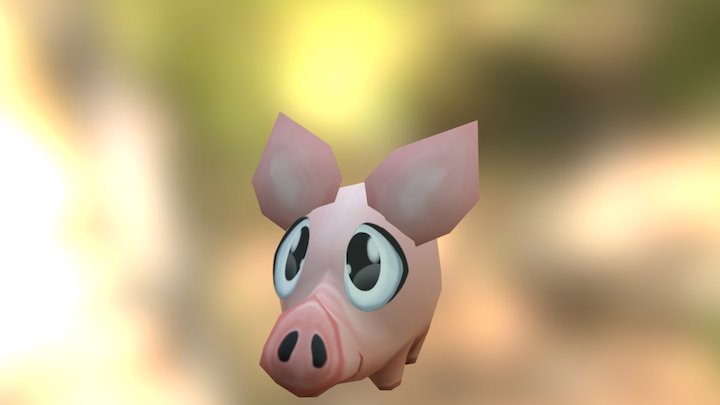 Busy Farm - Piglet 3D Model