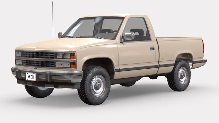 GENERIC PICKUP TRUCK 21 3D Model