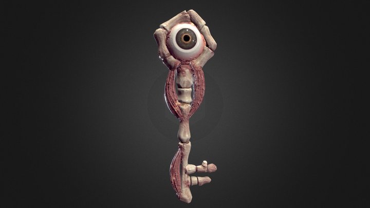 Horrific Key 3D Model