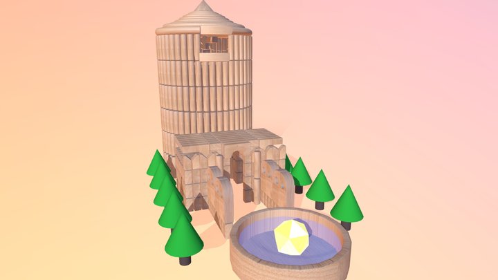 Unit Block Castle 3D Model
