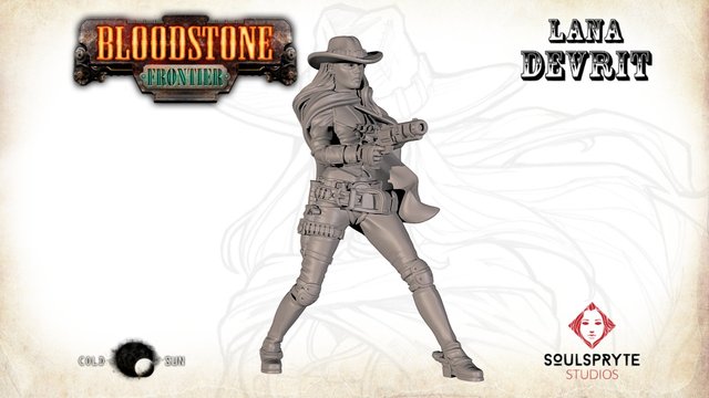 Bloodstone Frontier Lana DeVrit 3D Model