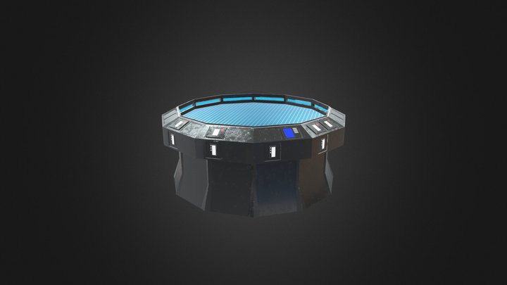 Hologram Hub 3D Model