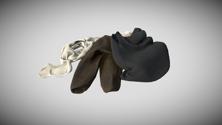 Pirate cloth pile 3D Model