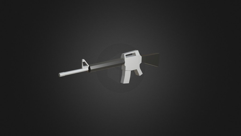 M16 - 3D model by Victor Faria (@IamBiscoito) [bf0f83b] - Sketchfab