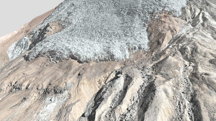 Tapado glacier ice penitentes (2023.03.23) 3D Model