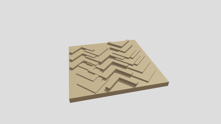 Positive_distorted_chevron_pattern 3D Model