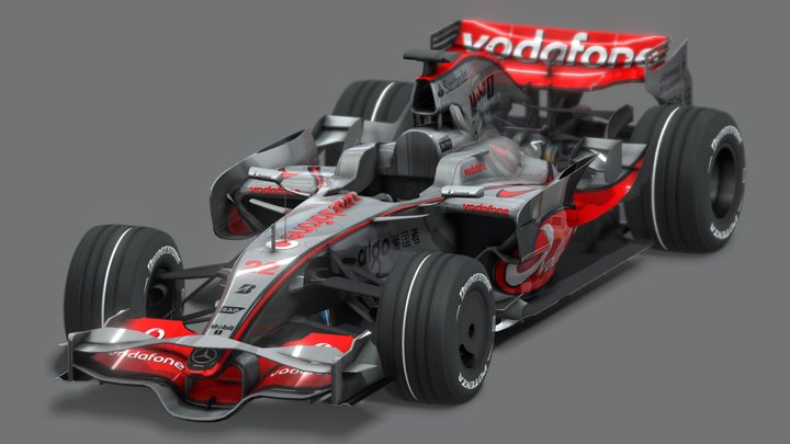 2008 Mclaren MP4/23 – Modello 3D gratuito STL