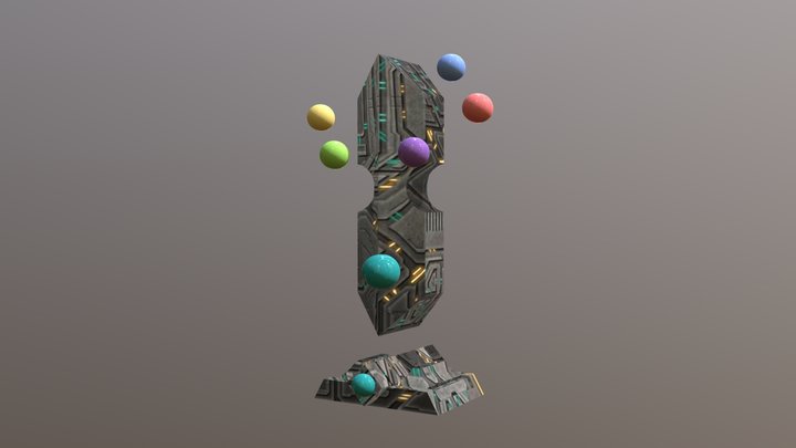 Alien Artefact 3D Model