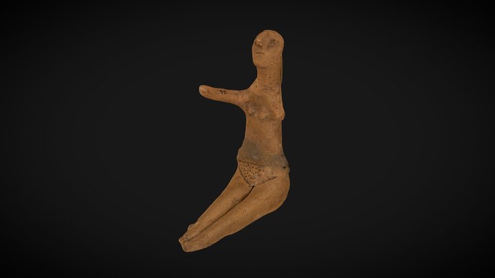 Female figurine (Kolodiazhne settlement) 3D Model
