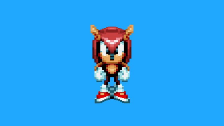 Sonic Mania 3D - Mighty 3D Model