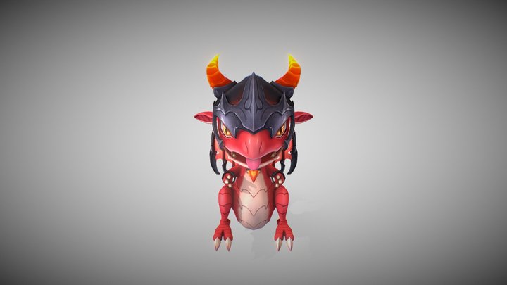 Dragon - Beginner 3d modeling 3D Model