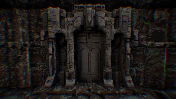 Alien Temple door