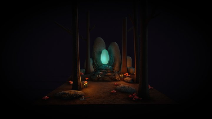 dark forest 3D Model