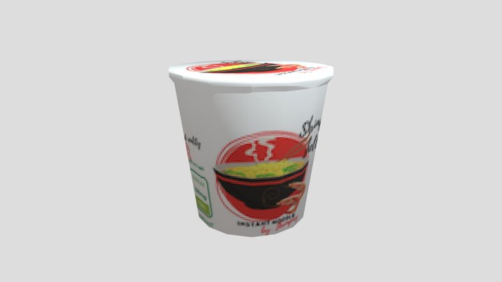 My_Instant_Noodle_Pack_04_Cup 3D Model