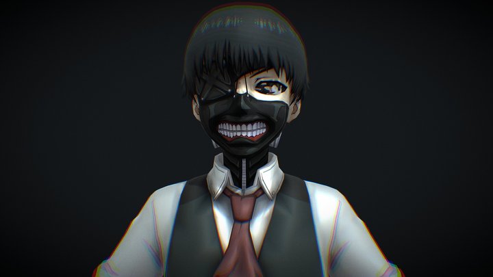 ken kaneki tokyo ghoul 3D Model