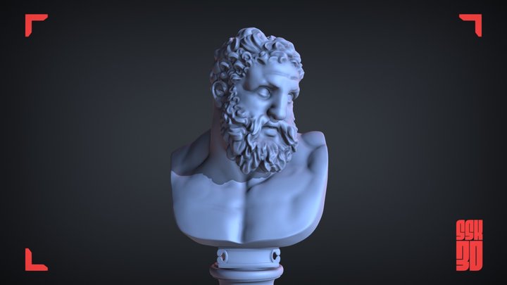 Hercules | Printable Bust 3D Model