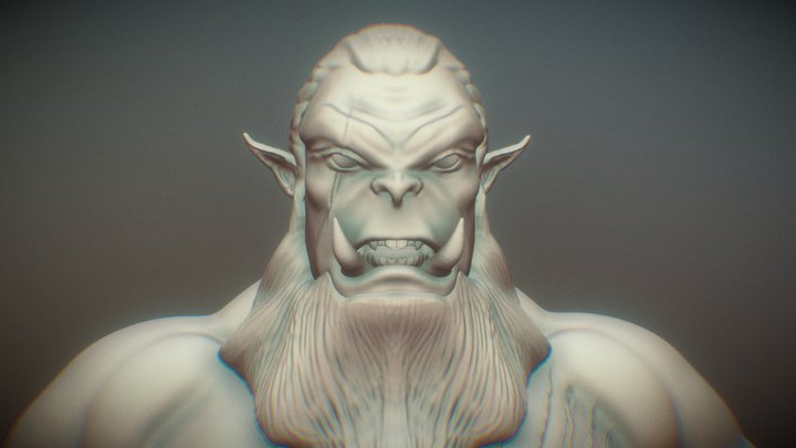Practice of anatomy: Orc 3D Model