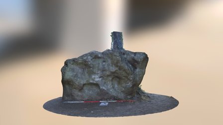 The White Horse Stone 3D Model