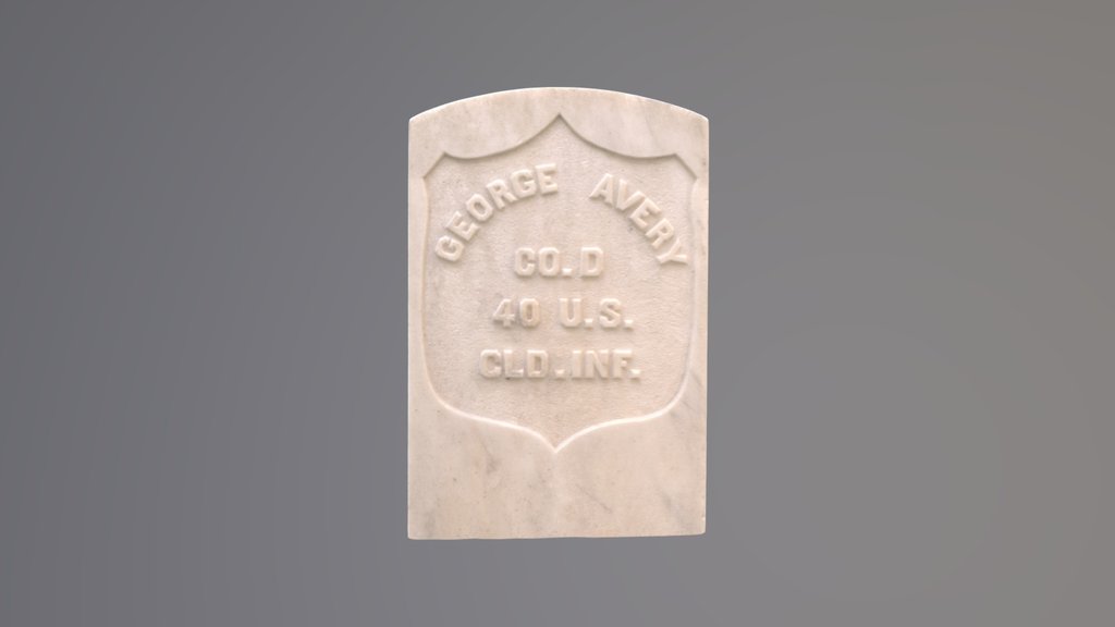 Headstone for George Avery