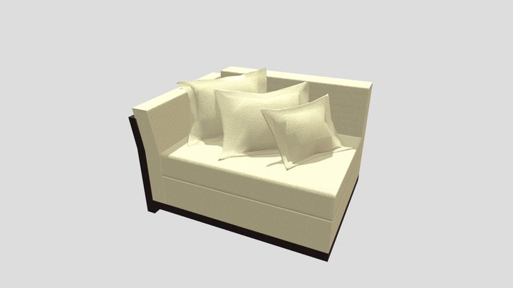Sofa Right 3D Model