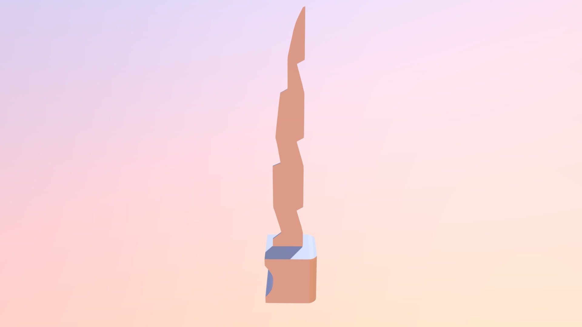 Small Throwing Dagger Model