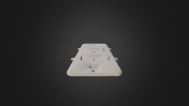 Squirco Sensor Network Light Switch - Back Plate 3D Model